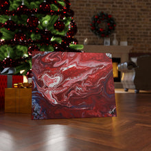 Load image into Gallery viewer, *Red Flow Wooden Backed Canvas