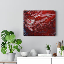 Load image into Gallery viewer, *Red Flow Wooden Backed Canvas