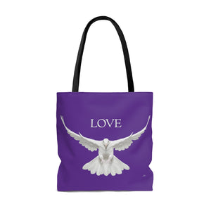 Love Dove Tote Bag (AOP)