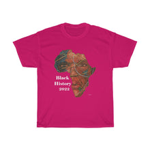 Load image into Gallery viewer, Black History 2022 Heavy Cotton Tee