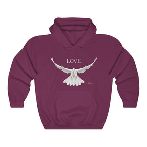 Love Dove Hooded Sweatshirt