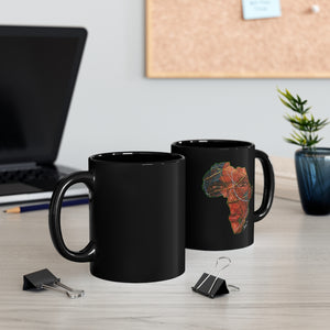 Black History Face of Africa Mug