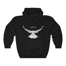 Load image into Gallery viewer, Love Dove Hooded Sweatshirt