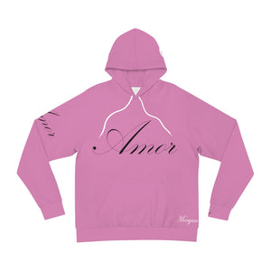 Amor" Hoodie Pink (AOP)