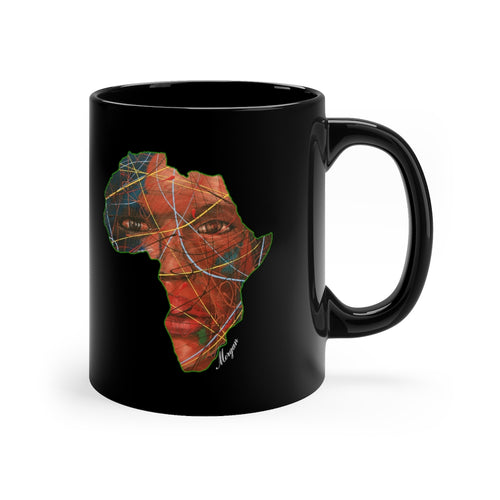 Black History Face of Africa Mug