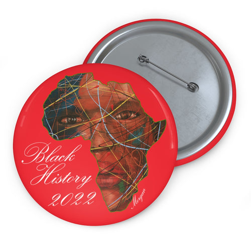 Black History 2022 Button (Red)