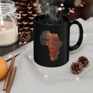 Black History Face of Africa Mug