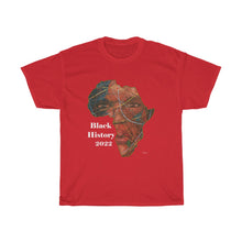 Load image into Gallery viewer, Black History 2022 Heavy Cotton Tee