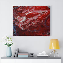 Load image into Gallery viewer, *Red Flow Wooden Backed Canvas