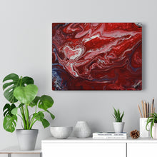 Load image into Gallery viewer, *Red Flow Wooden Backed Canvas