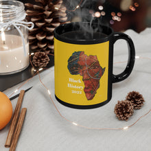 Load image into Gallery viewer, Black History 2022 Mug (Yellow)