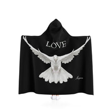 Load image into Gallery viewer, Hooded Love Dove Blanket (80&quot; x 56&quot;)