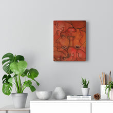 Load image into Gallery viewer, * Faces on Wooden Backed Canvas