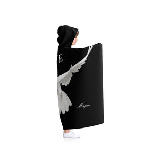 Hooded Love Dove Blanket (80" x 56")