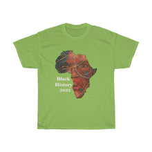 Load image into Gallery viewer, Black History 2022 Heavy Cotton Tee