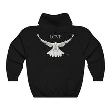 Load image into Gallery viewer, Love Dove Hooded Sweatshirt