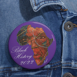 Black History 2022 Button (Purple)