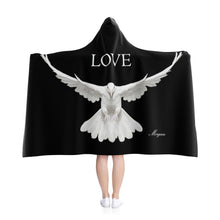 Load image into Gallery viewer, Hooded Love Dove Blanket (80&quot; x 56&quot;)