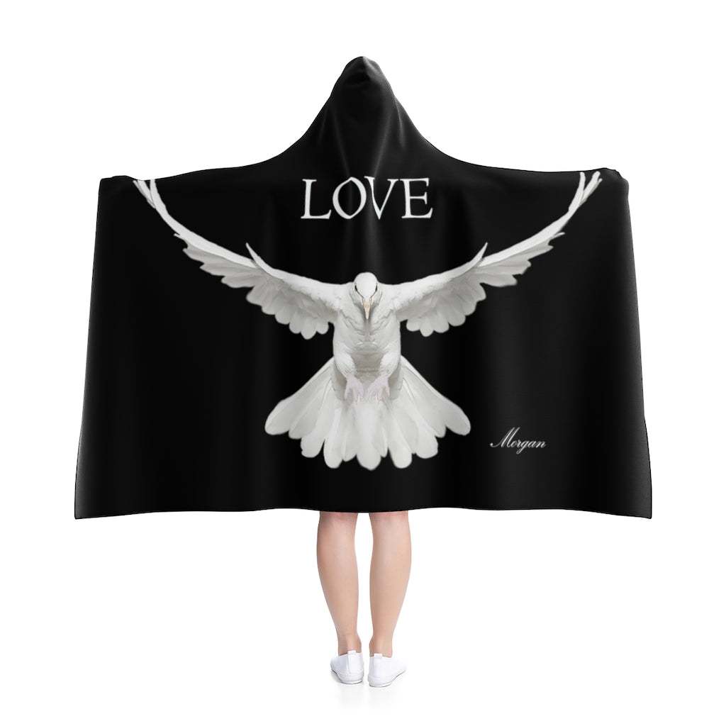 Hooded Love Dove Blanket (80