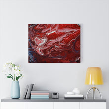 Load image into Gallery viewer, *Red Flow Wooden Backed Canvas