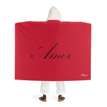 Load image into Gallery viewer, Hooded Sherpa Fleece &quot;Amor&quot; Blanket