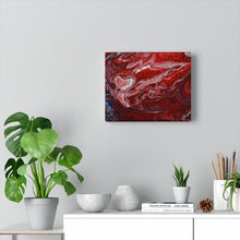 Load image into Gallery viewer, *Red Flow Wooden Backed Canvas