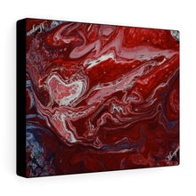 Load image into Gallery viewer, *Red Flow Wooden Backed Canvas