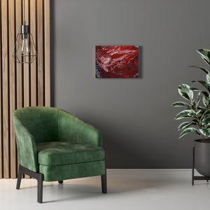 *Red Flow Wooden Backed Canvas