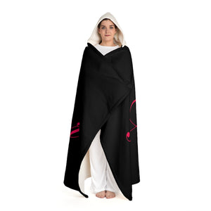 Hooded Sherpa Fleece "Amor" Blanket